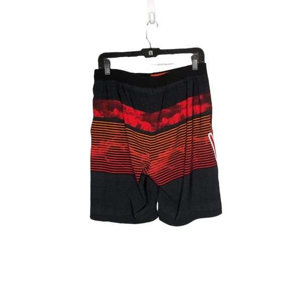 4/$25 ZeroXposur Swim Trunk Mens Medium Red Swim Suit Lined Board Shorts Stretch - Picture 2 of 7